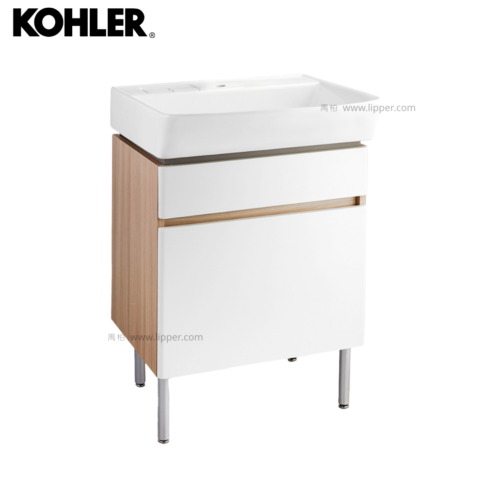 ★ 經銷精選優惠 ★ KOHLER Family Care 浴櫃盆組(60cm) K-22778T-1-0_K-31500T-PD1