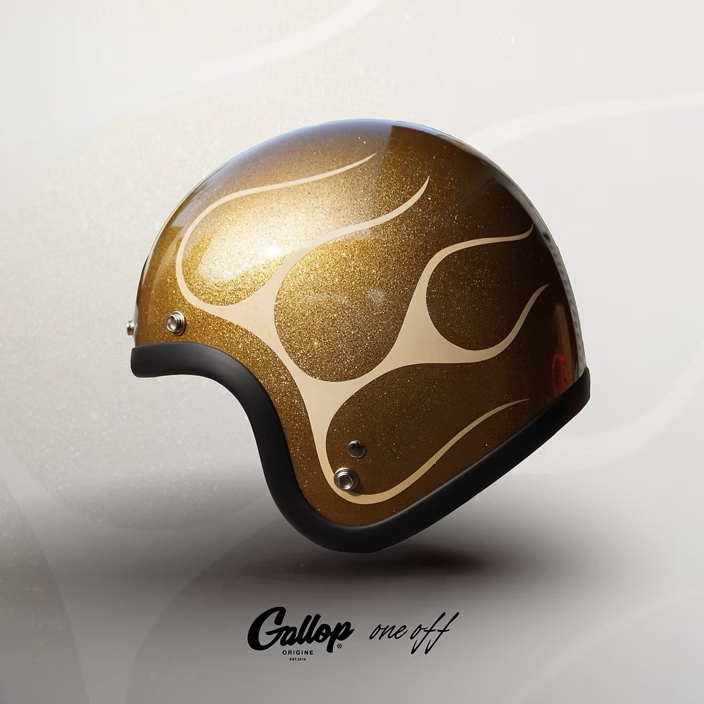 GALLOP ONE OFF系列 限量創作【金色】 3/4罩式