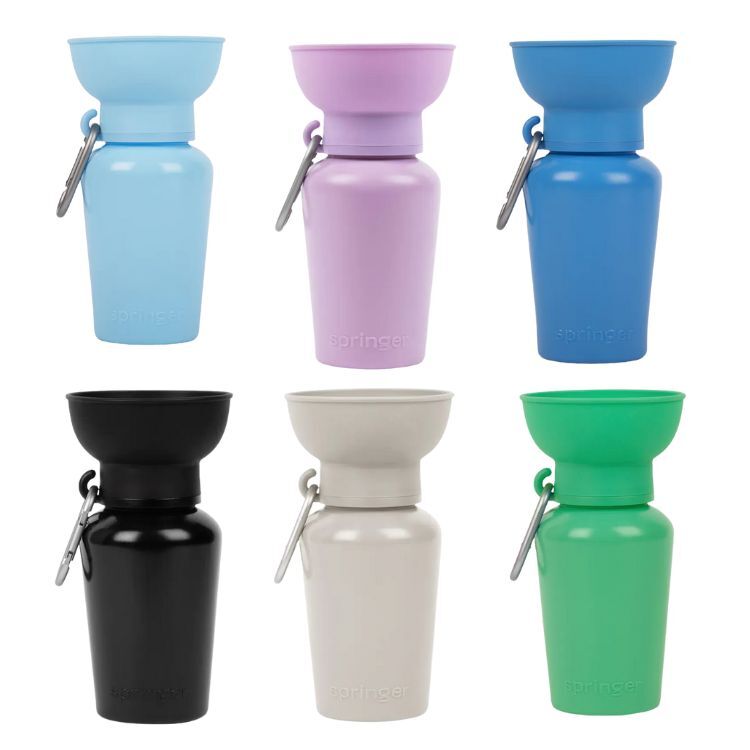 美國 Springer - 寵物經典外出水壺折疊款 590ml