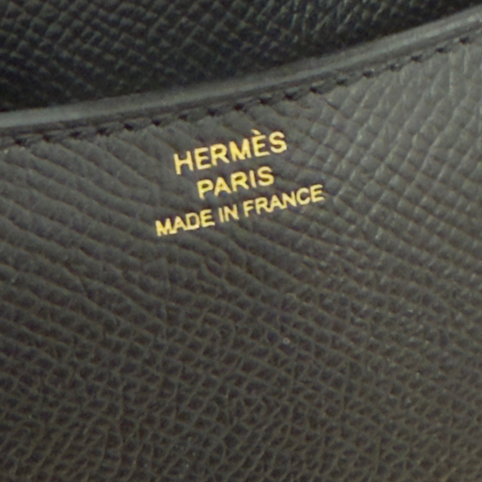全新HERMES MINI CONSTANCE  K刻 黑色磨砂金扣 EPSOM皮 89 NOIR GHW #BRAND NEW #香榭站正品