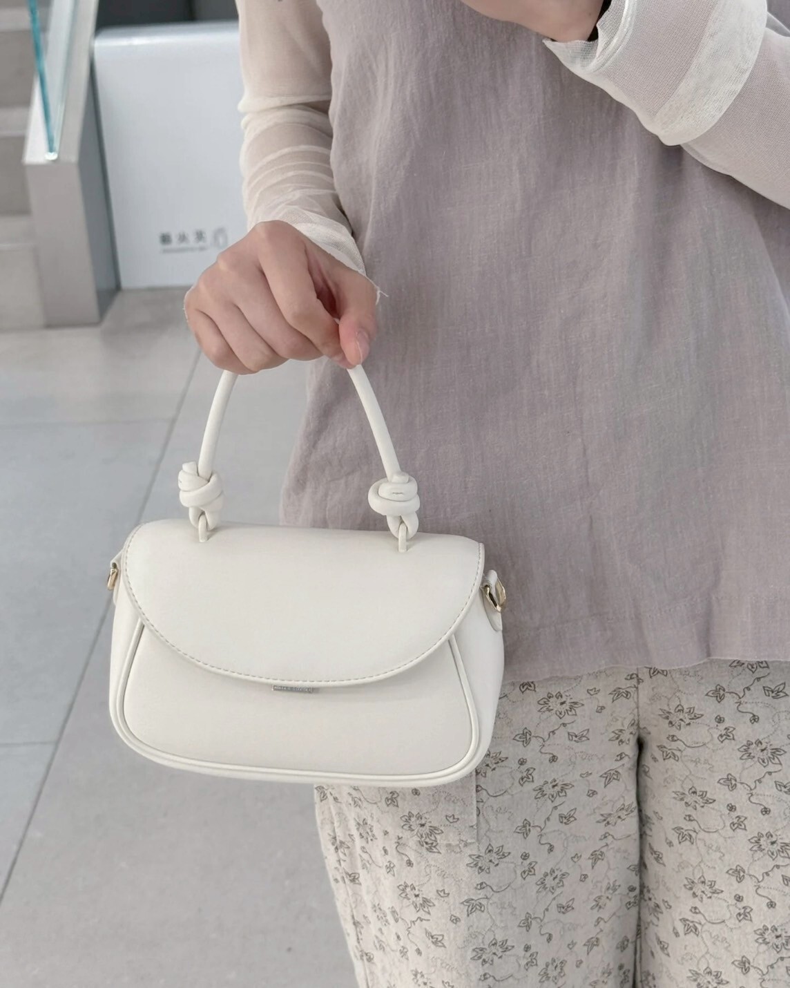 CHARLES & KEITH 小CK Sammie 軟糖掀蓋手提包 肩背包 共3色