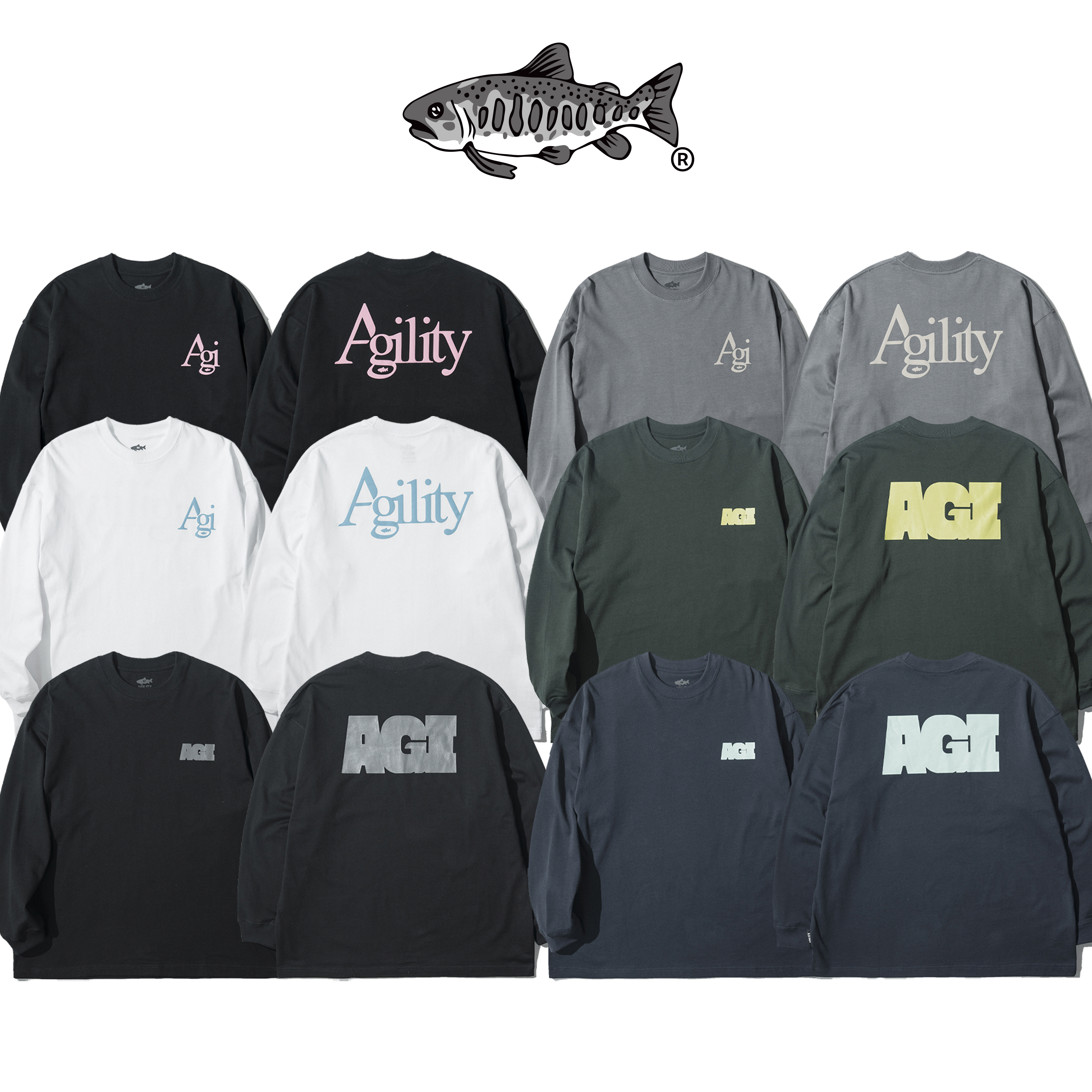 AGILITY Image Heavy LS Tee / The AGI 長袖Tee [RS8-AGI]