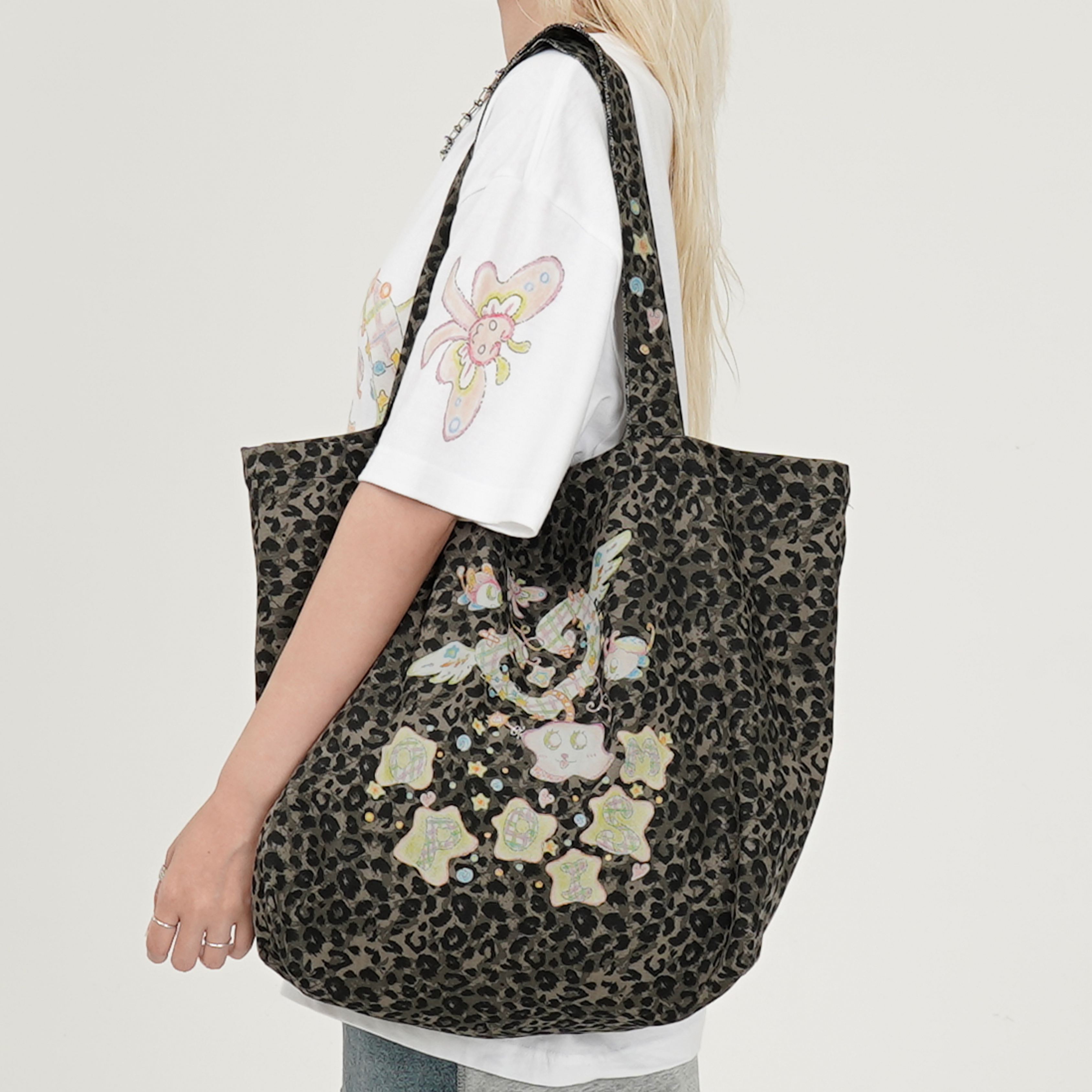 OPOISM x NDW Day Dream Fairy Leopard Tote