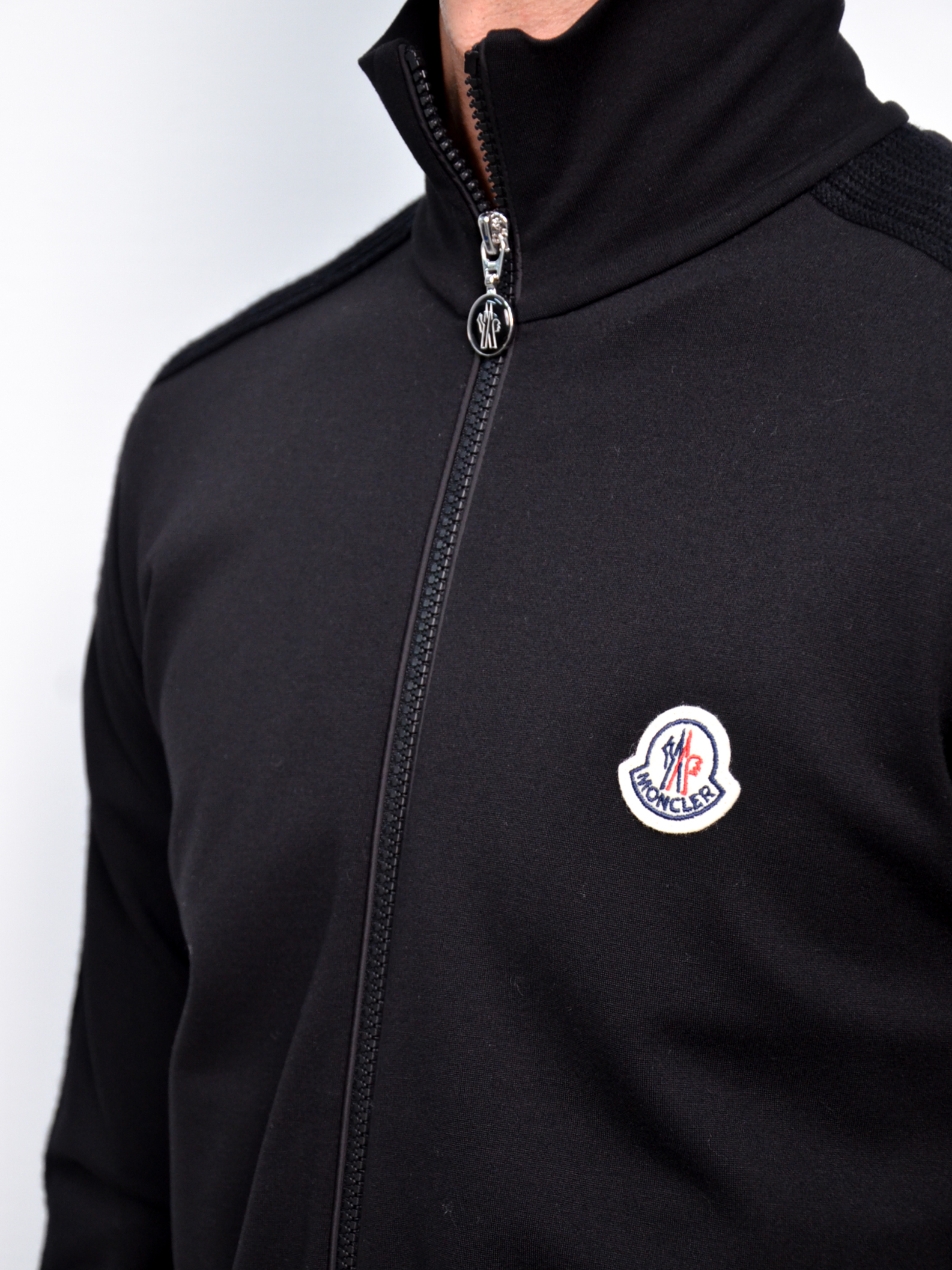 Moncler Zip-Up Sweatshirt 針織串標立領外套【J20938G0001889ALE999】