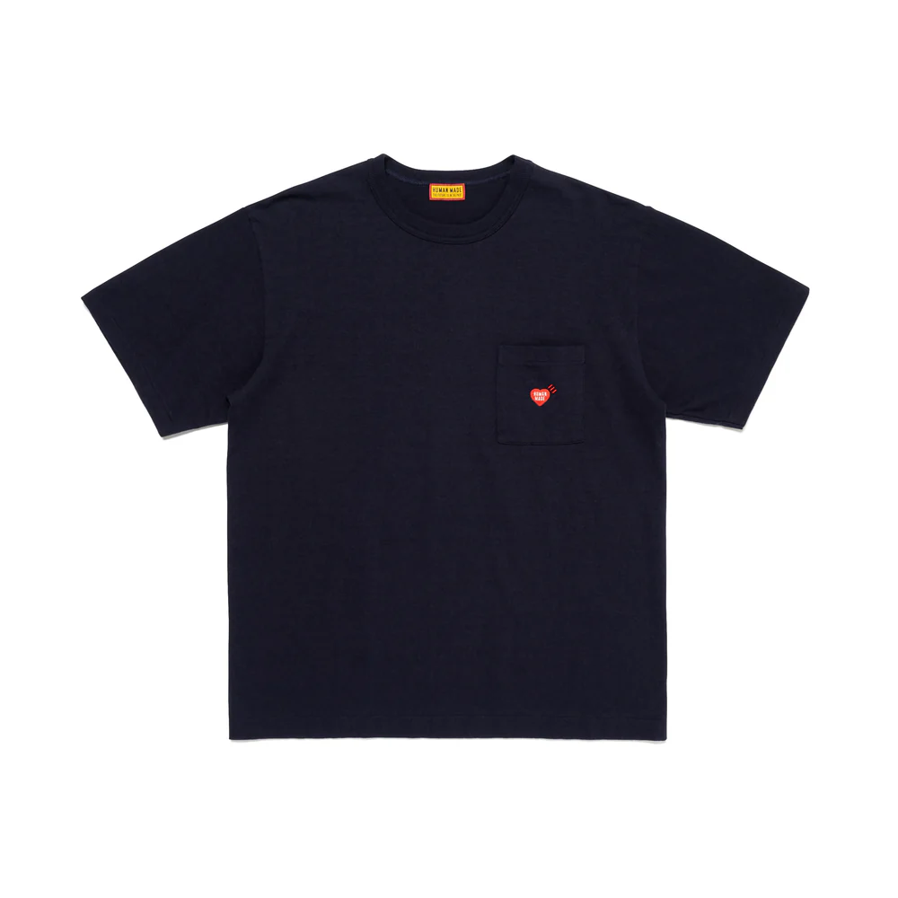 Human Made Heart Pocket Tee - Navy| HM30CS048