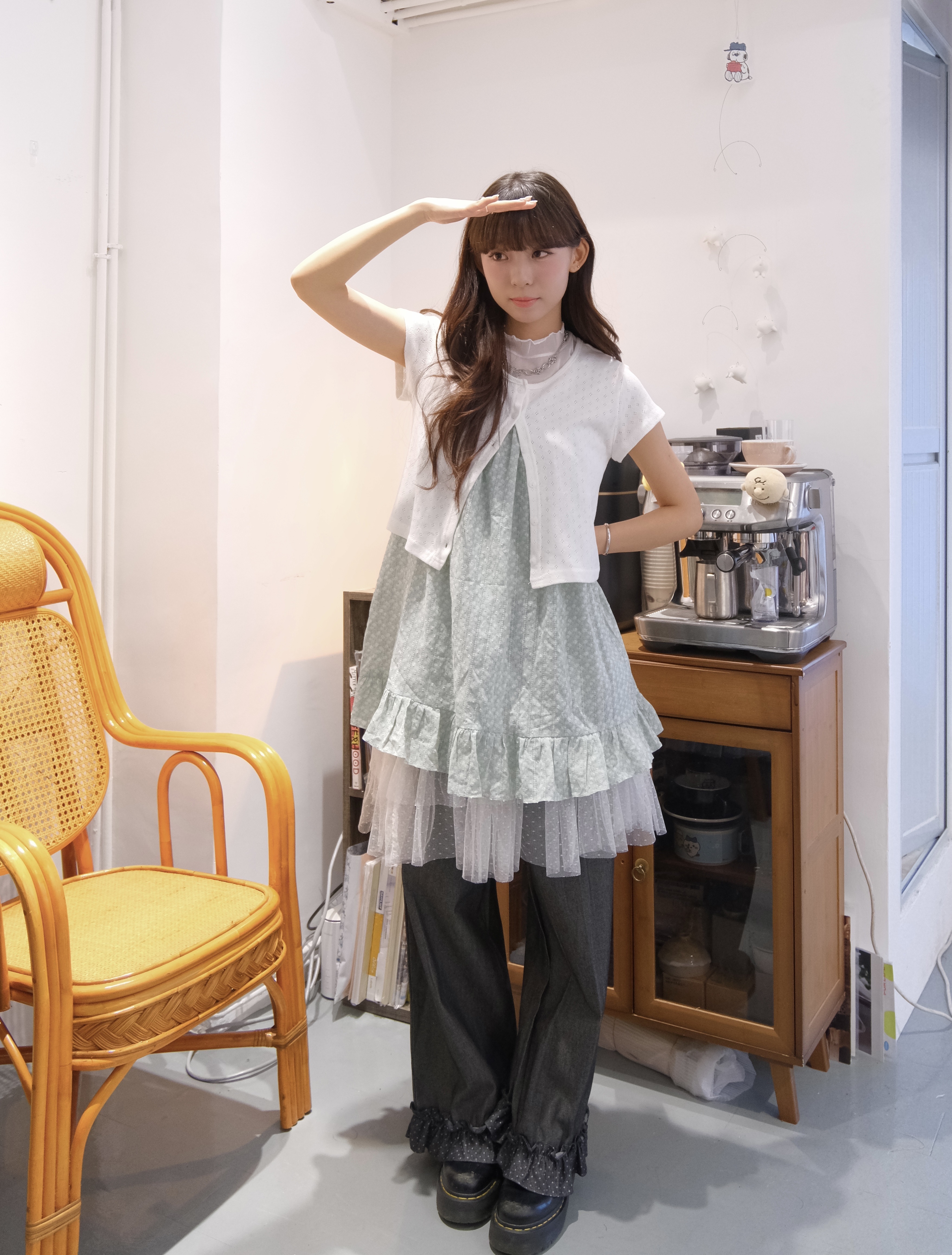 親膚棉質點點TOP