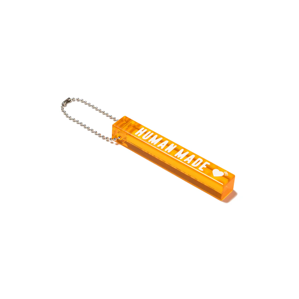 Human Made Acrylic Keychain - Orange | HM29GD122