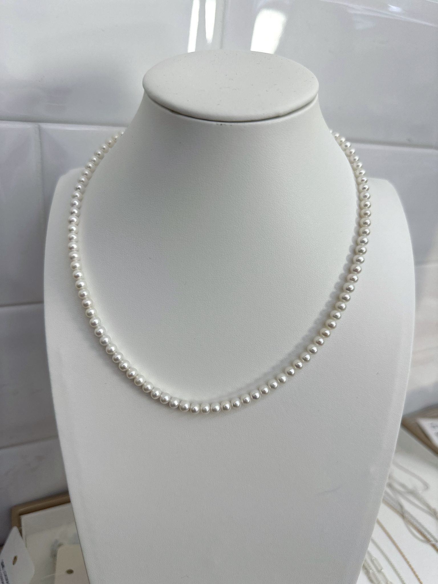 【直播】LS0829200 珍珠頸鏈(80065) 送同色珍珠耳環