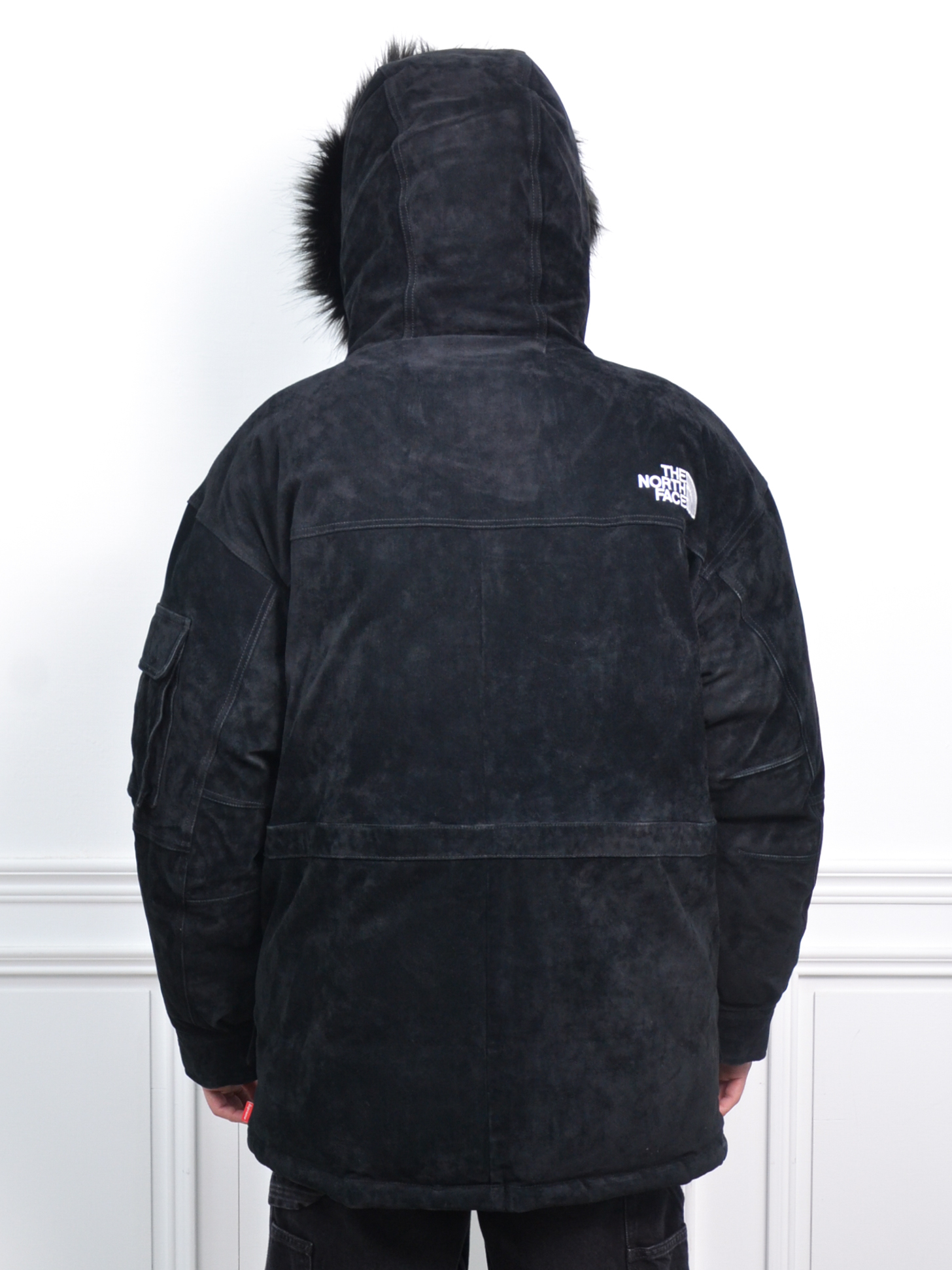 Supreme x The North Face Suede 600-Fill Down Parka 'Black' 麂皮長版羽絨大衣【FW23J3-BLK】