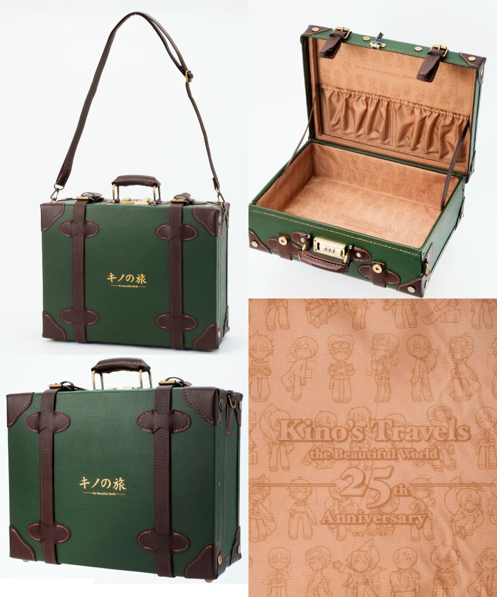 預購-『奇諾の旅 the Beautiful World』25周年紀念 迷你手提行李箱 2WAY MINI TRANK CLASSIC ver.【日本進口精品】
