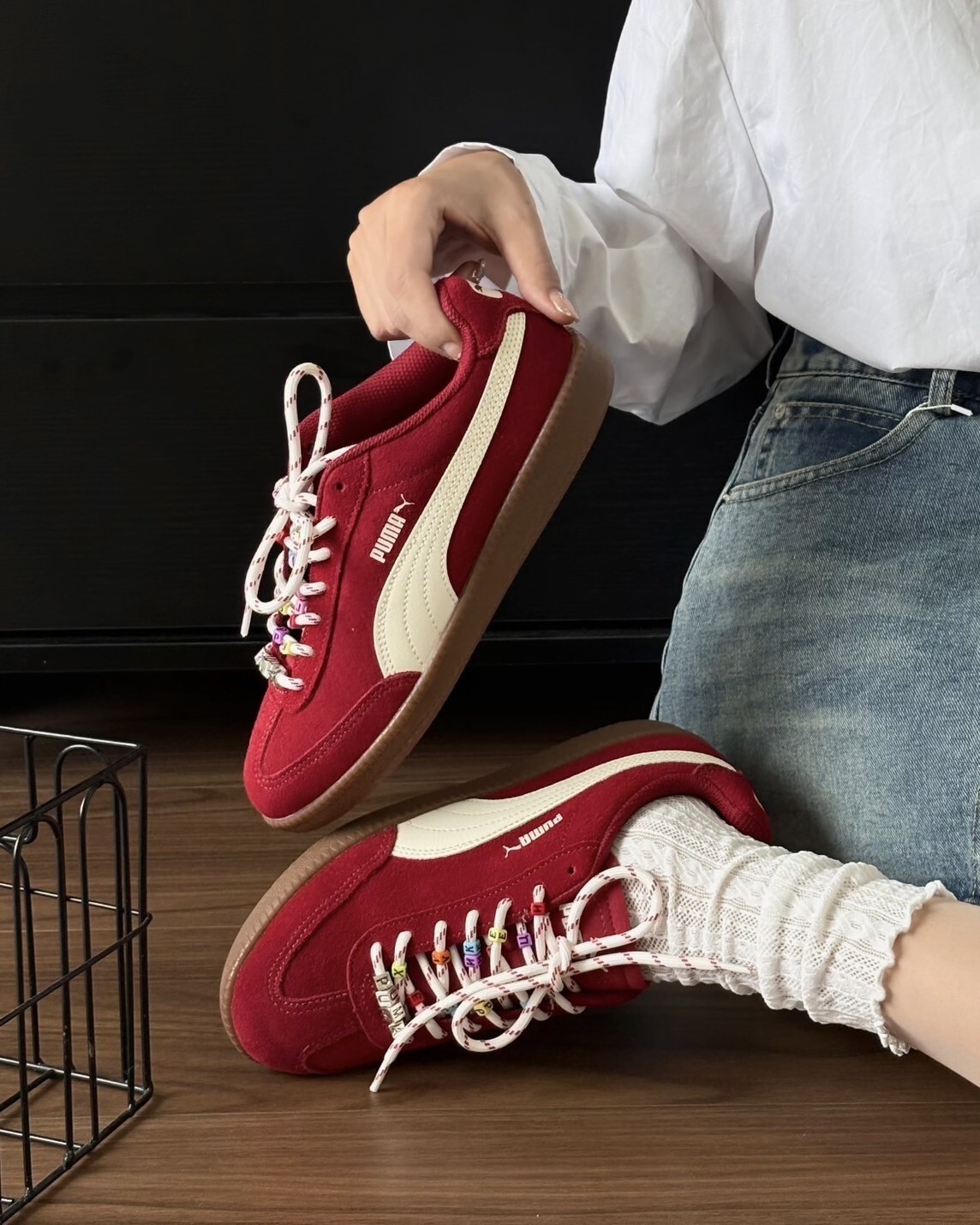 Puma 9-T suede 復古麂皮 復古紅