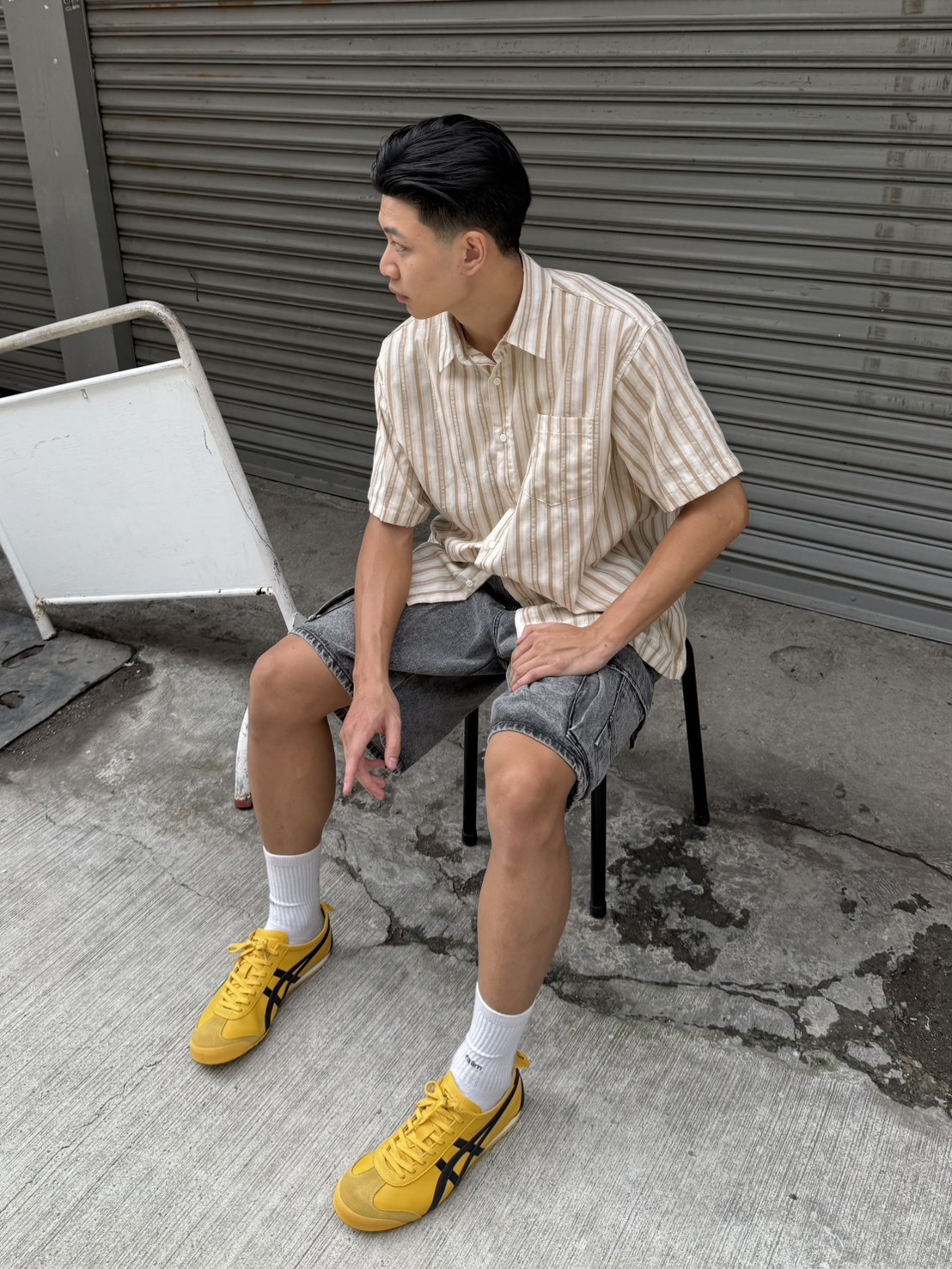 穿搭必備!涼爽夏天條紋襯衫(三色)