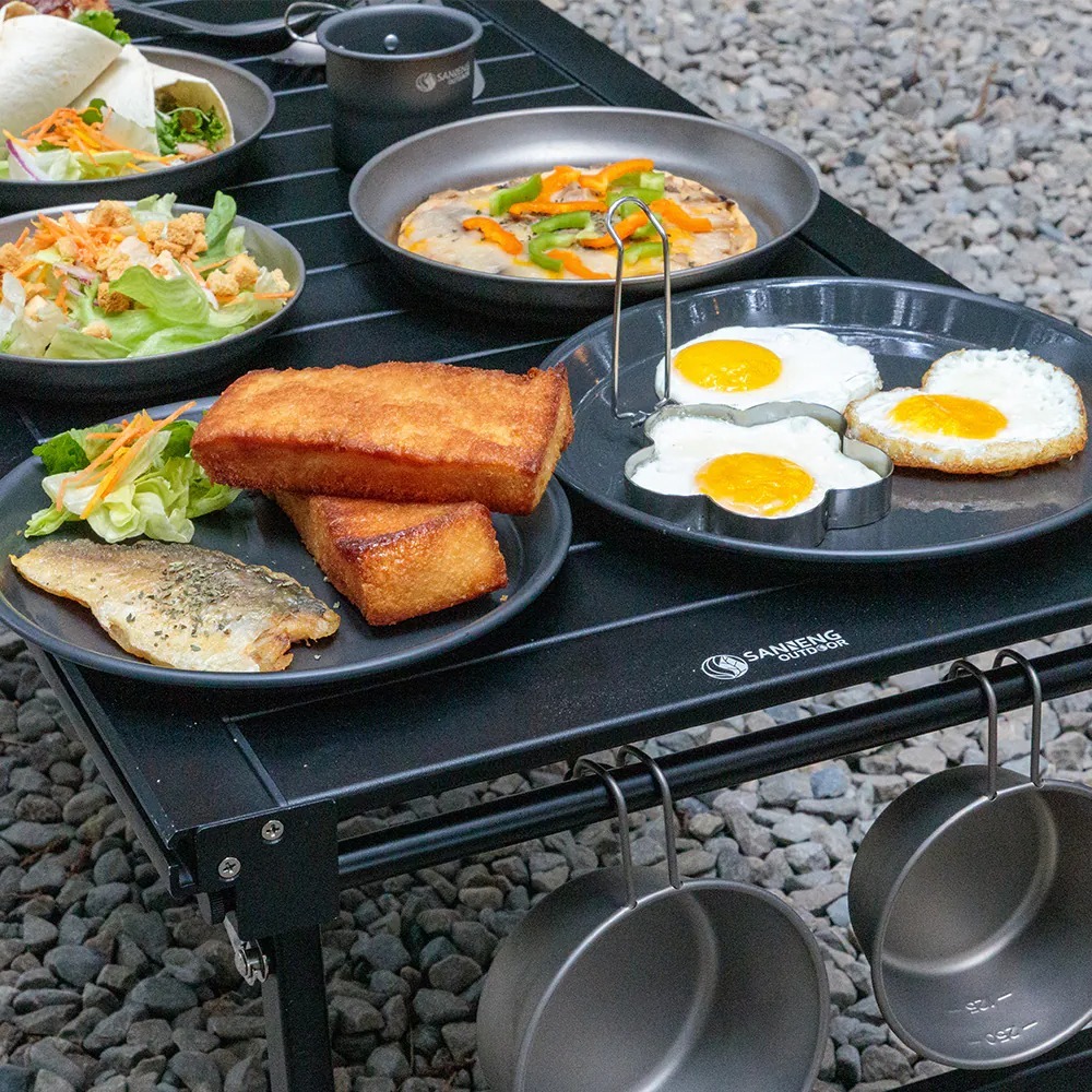 【SANNENG】 鋁合金餐盤3件組 105016 (硬膜)  AF12