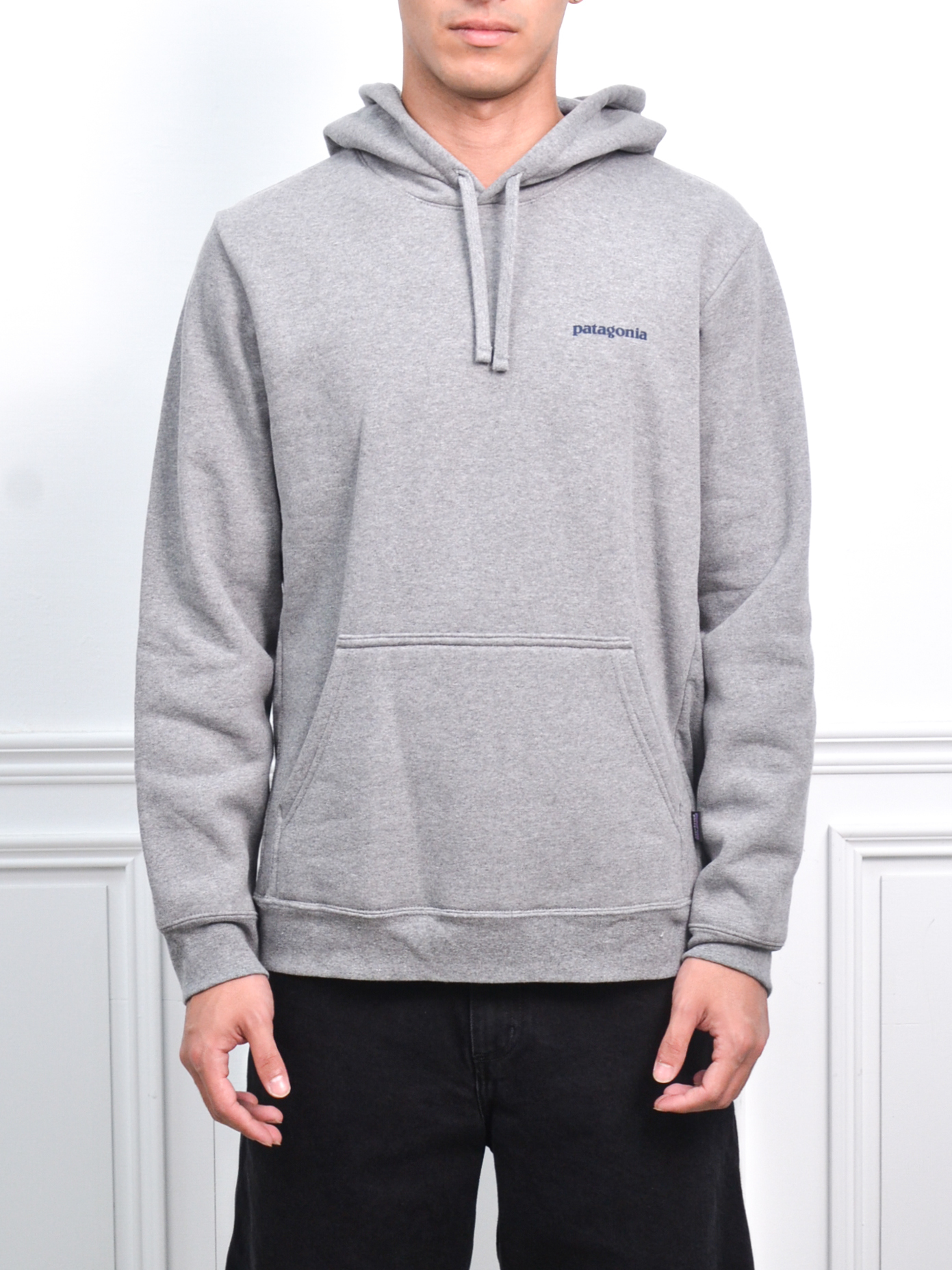 Patagonia Hoodie 背LOGO帽T 黑/灰/無圖款【39666】