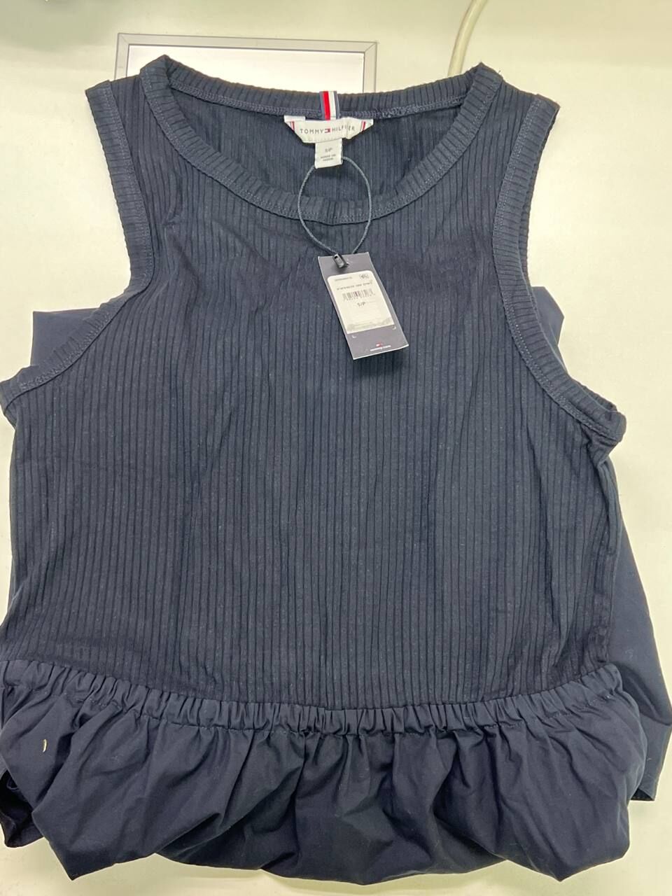 [S] TOMMY HILFIGER NAVY SLEEVELESS DRESS, XW04629-400 (STH1449)