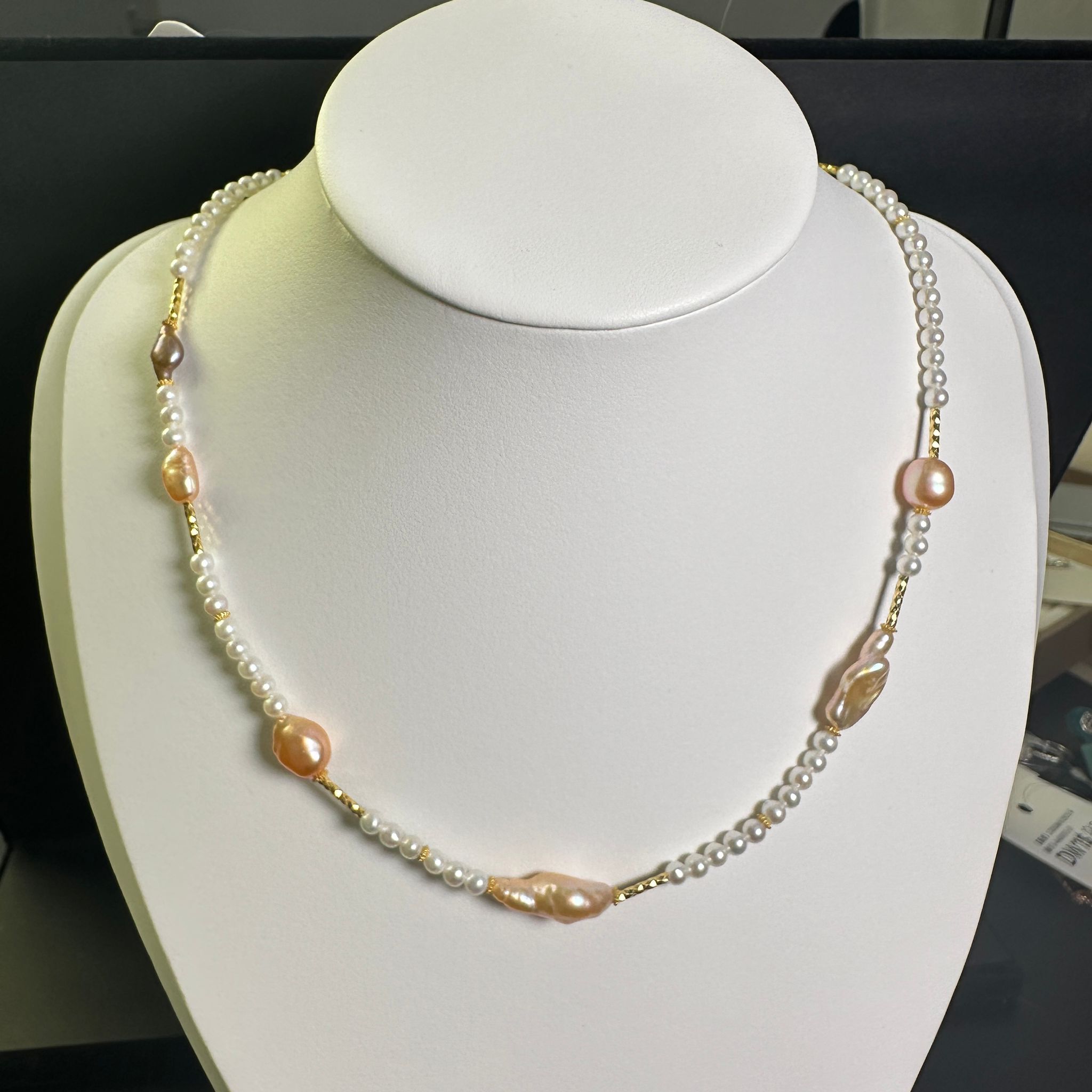 【直播】LL082808 S925銀 巴洛克珍珠頸鏈(SGN1247001)