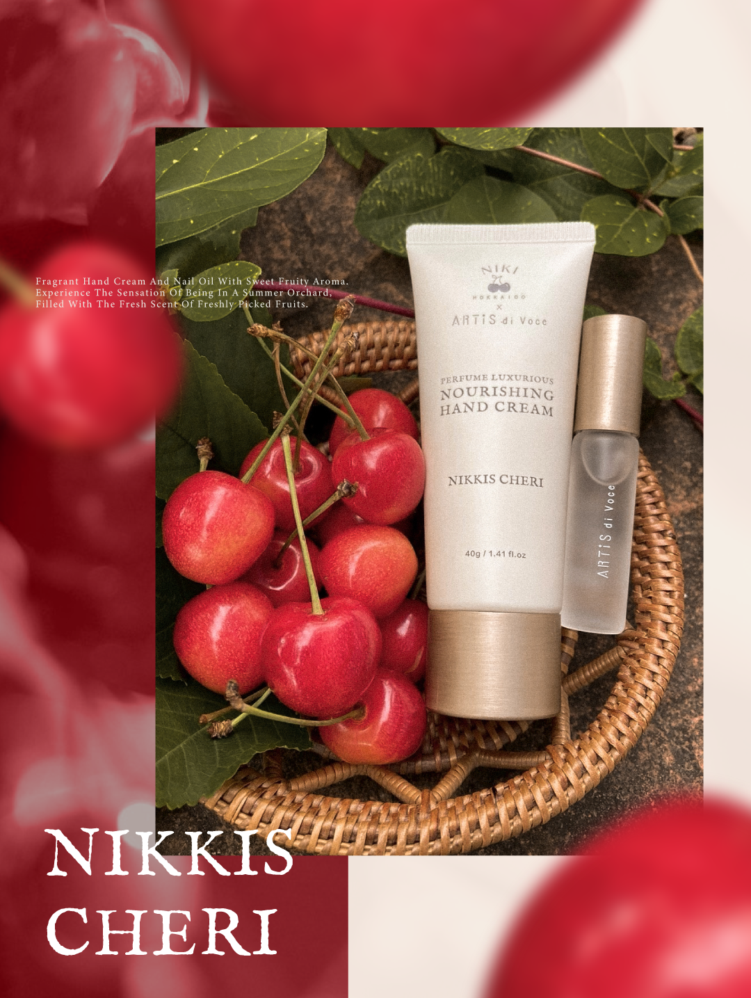 ARTiS di Voce x Niki 隨身瓶指緣油 - Nikkis Cheri
