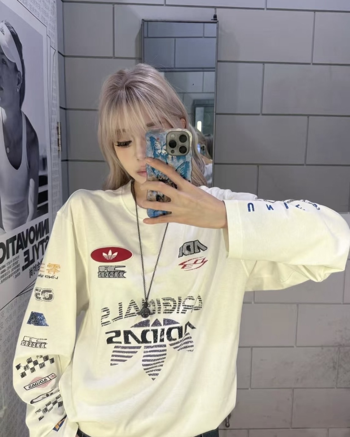 【現貨】Adidas Originals Moto Long sleeve 賽車風 薄長袖 2色