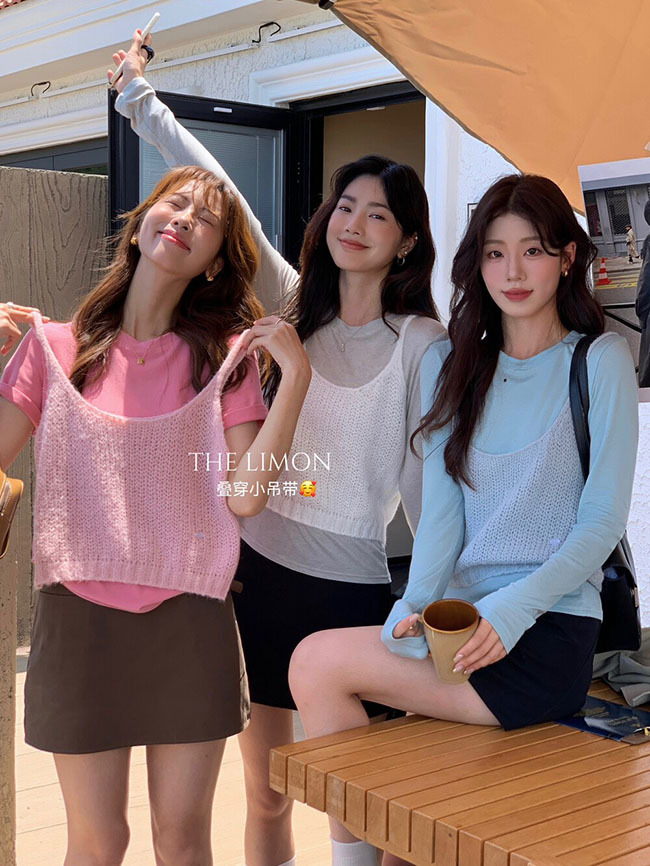 秋 毛茸茸可愛小背心-現貨