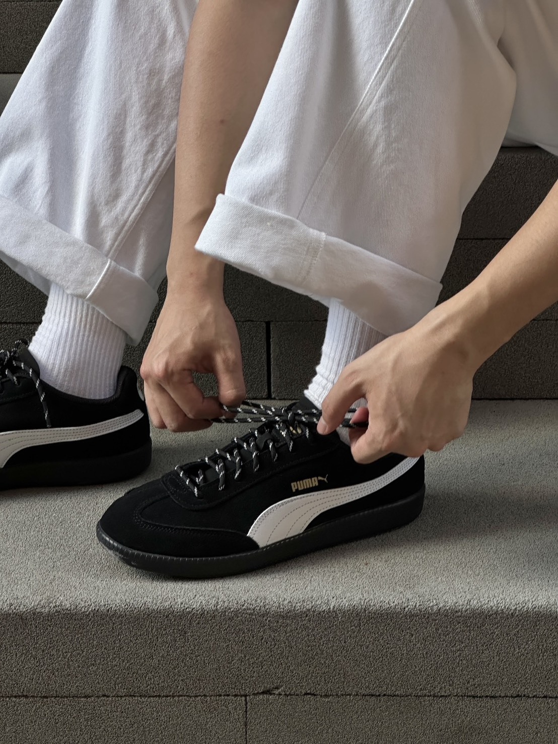 Puma 9-T suede 復古麂皮 經典黑