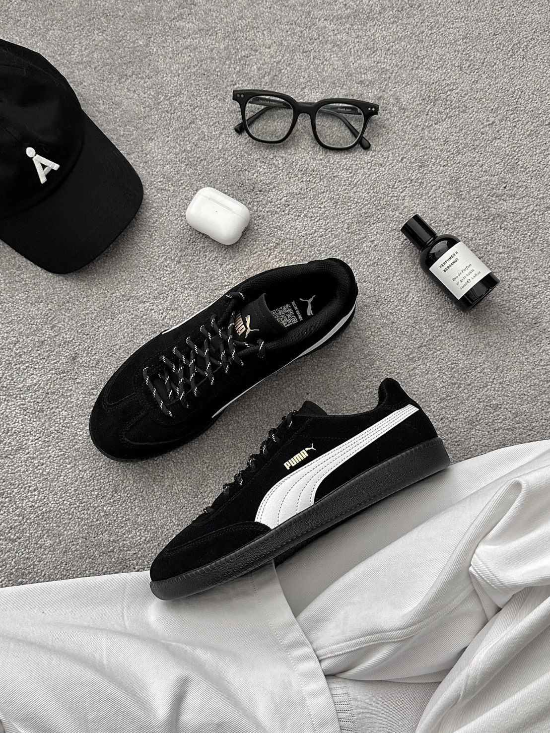 Puma 9-T suede 復古麂皮 經典黑