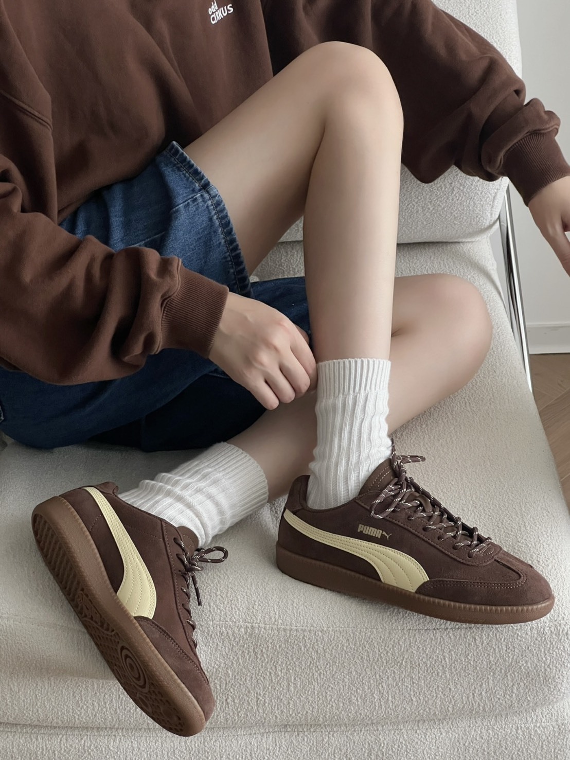 Puma 9-T suede 復古麂皮 摩卡拿鐵