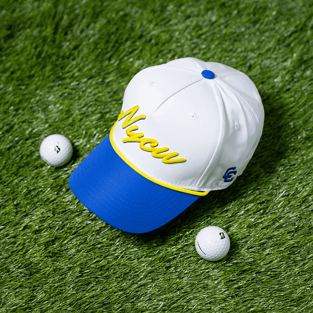 陽明交通大學 NYCU 高爾夫球帽 (白藍色)