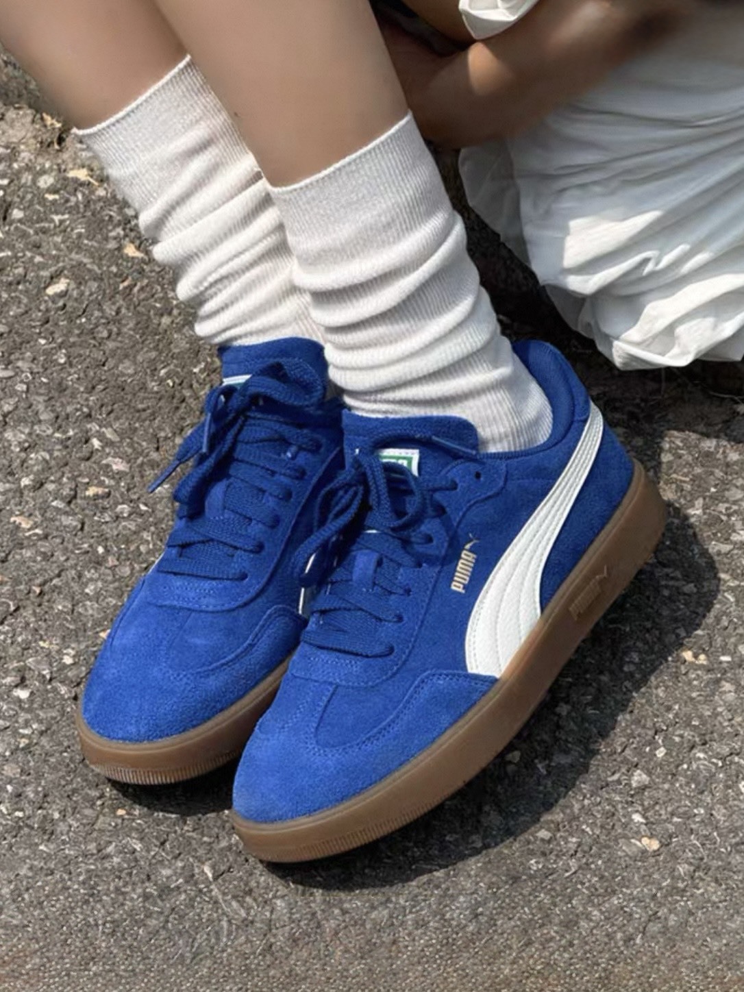 <快速出貨> Puma Ascenso Suede 復古麂皮 克萊茵藍