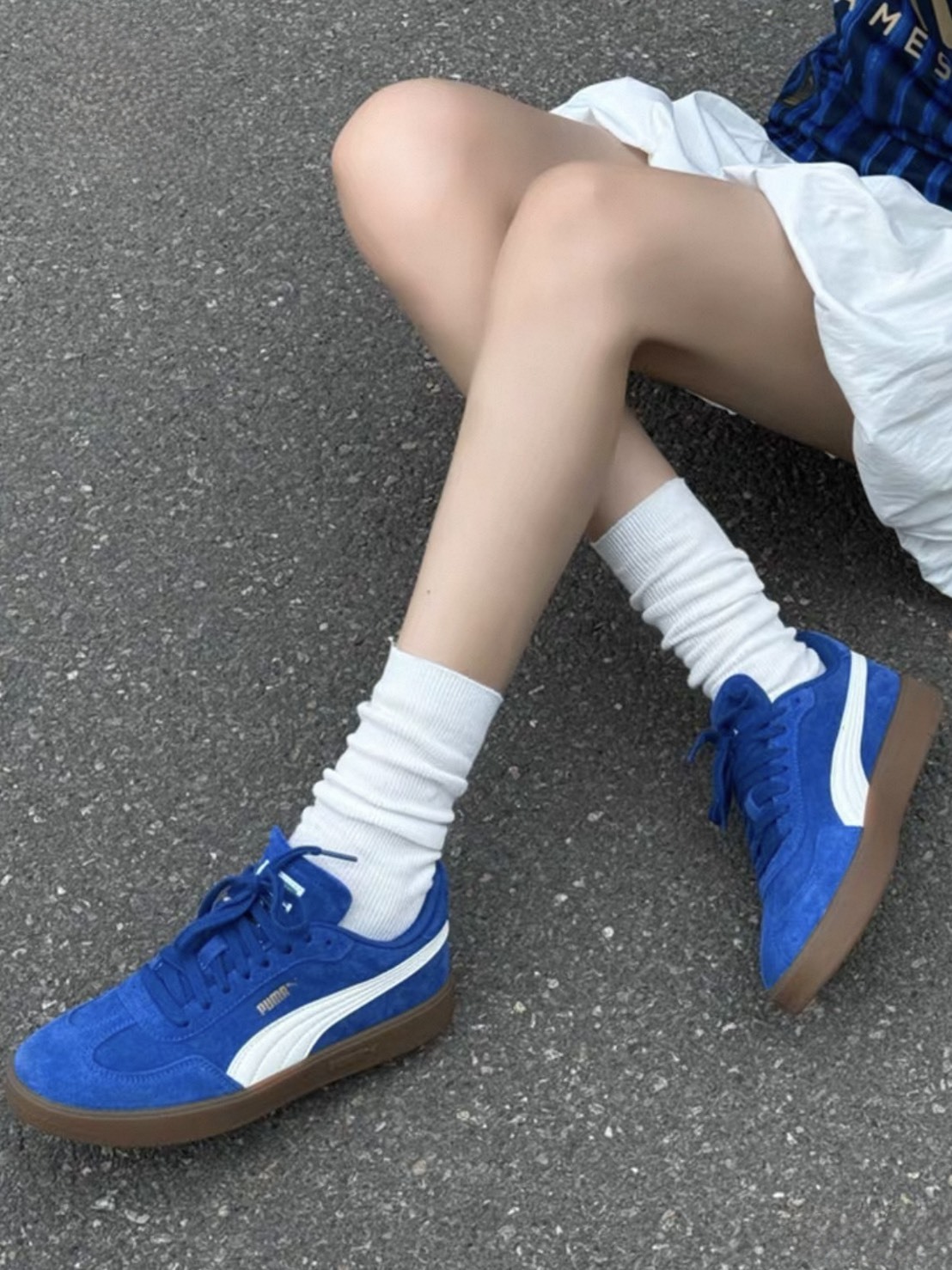 <快速出貨> Puma Ascenso Suede 復古麂皮 克萊茵藍