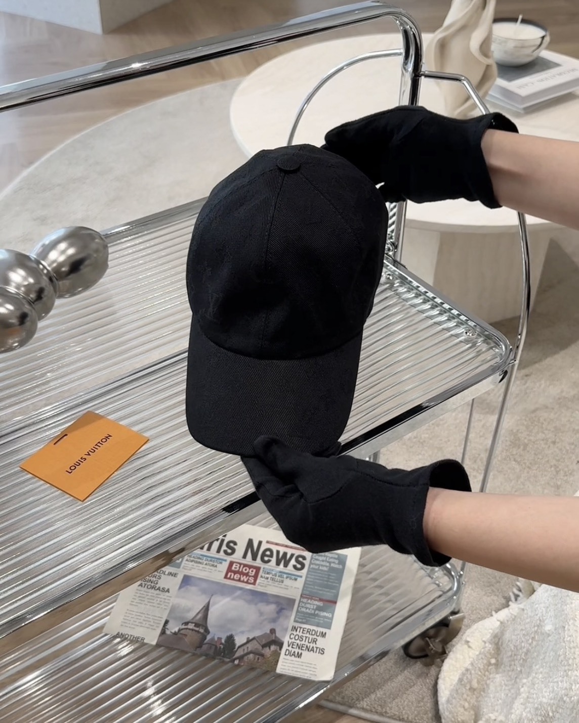 LV｜MONOGRAM ESSENTIAL 棒球帽 黑色 M5381M