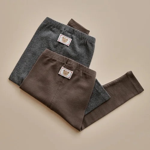 25F/W DTD萌趣波點人物系列-百搭純色緊身褲