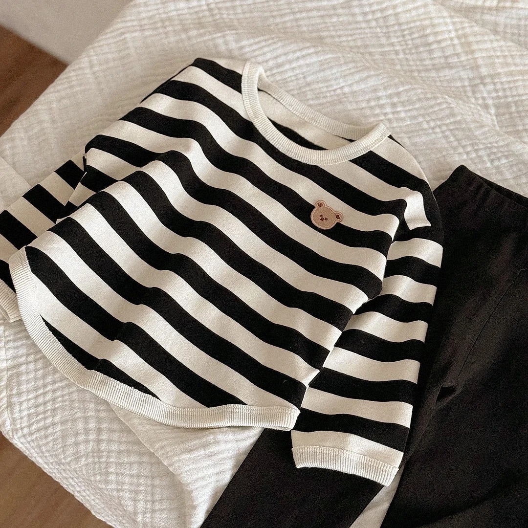 25F/W DTD元氣登園look~弧形下擺粗紋寬鬆T恤