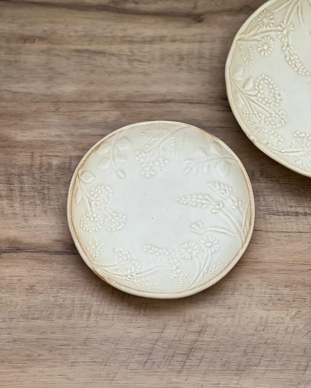 益子燒 香草16cm碟｜職人 若林健吾