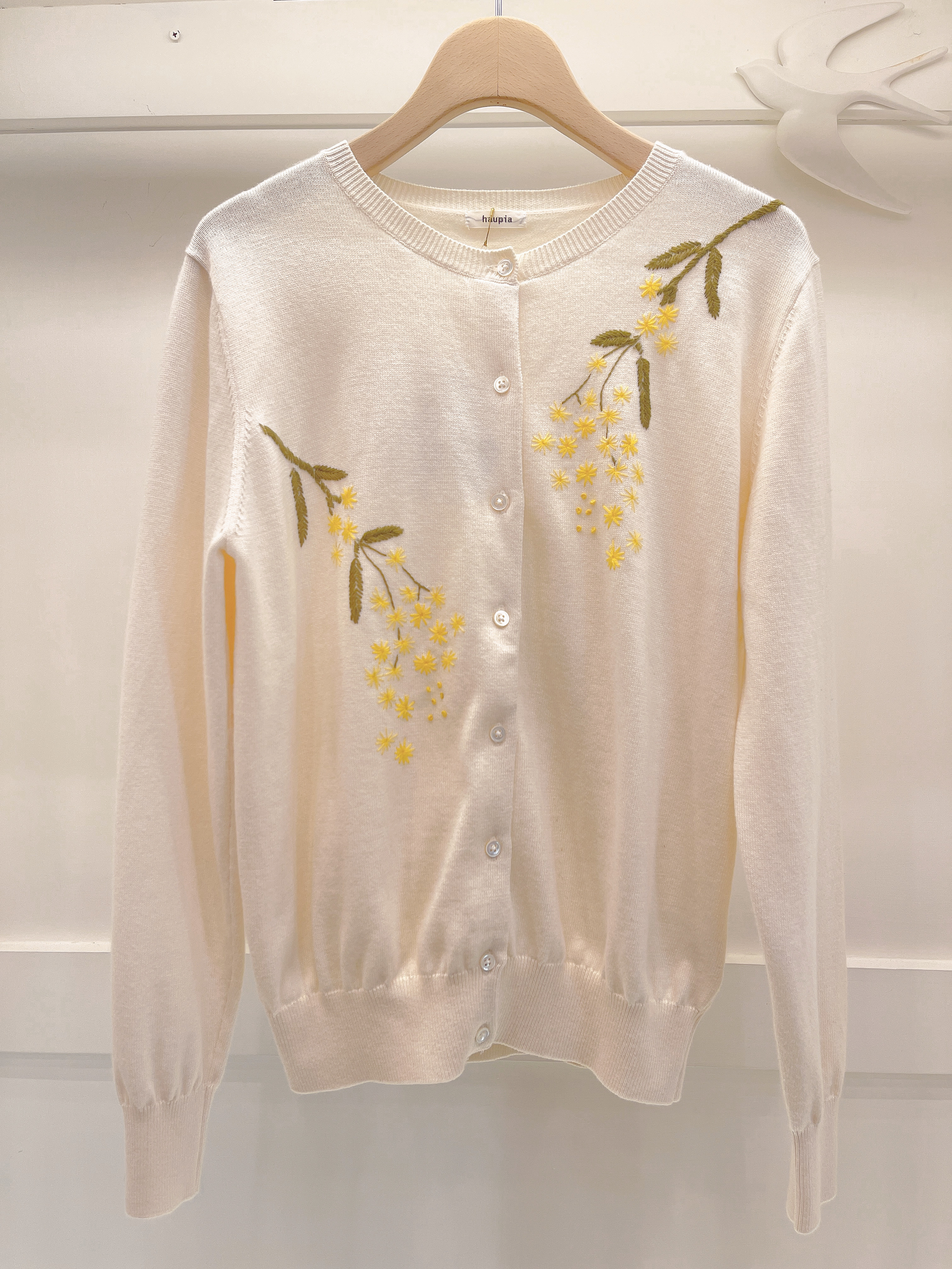 刺繡花針織外套