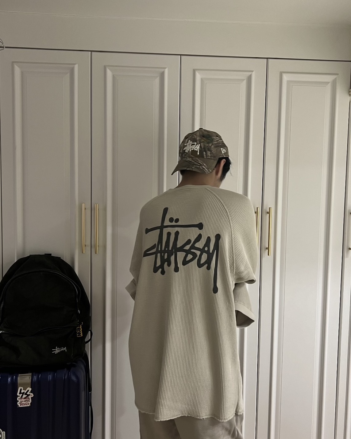 <超級帥>Stussy Basic Thermal 華夫格 長袖 大學t 八色
