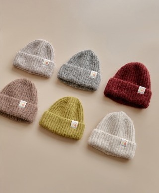 25F/W DTD暖暖六色圓頂針織帽