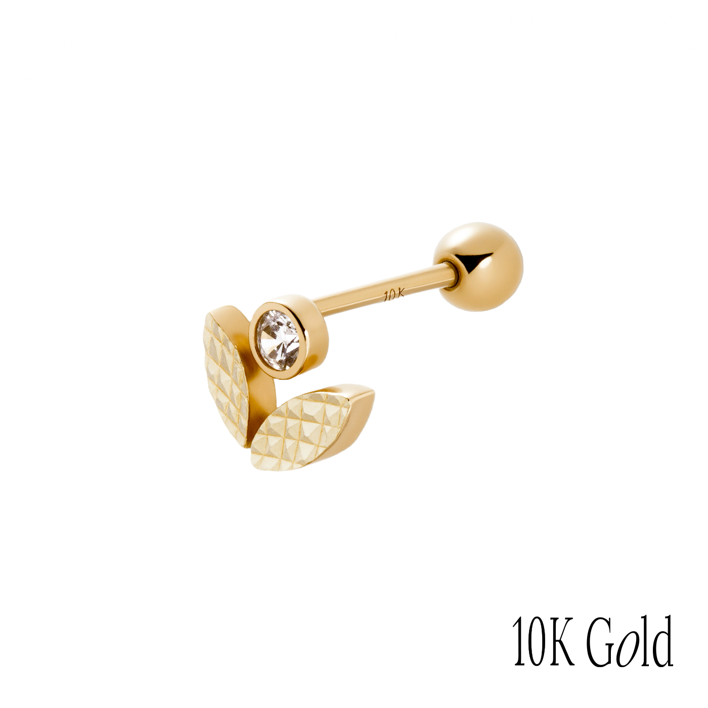 10K純金,K金飾品,十字架耳環,精品耳環