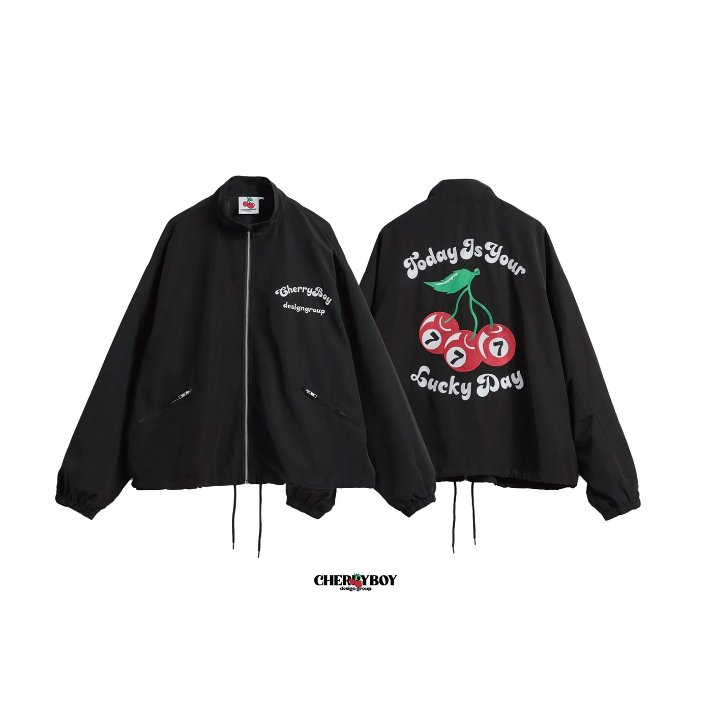 CHERRYBOY BlackLucky777 Coach Jacket【CB24037】