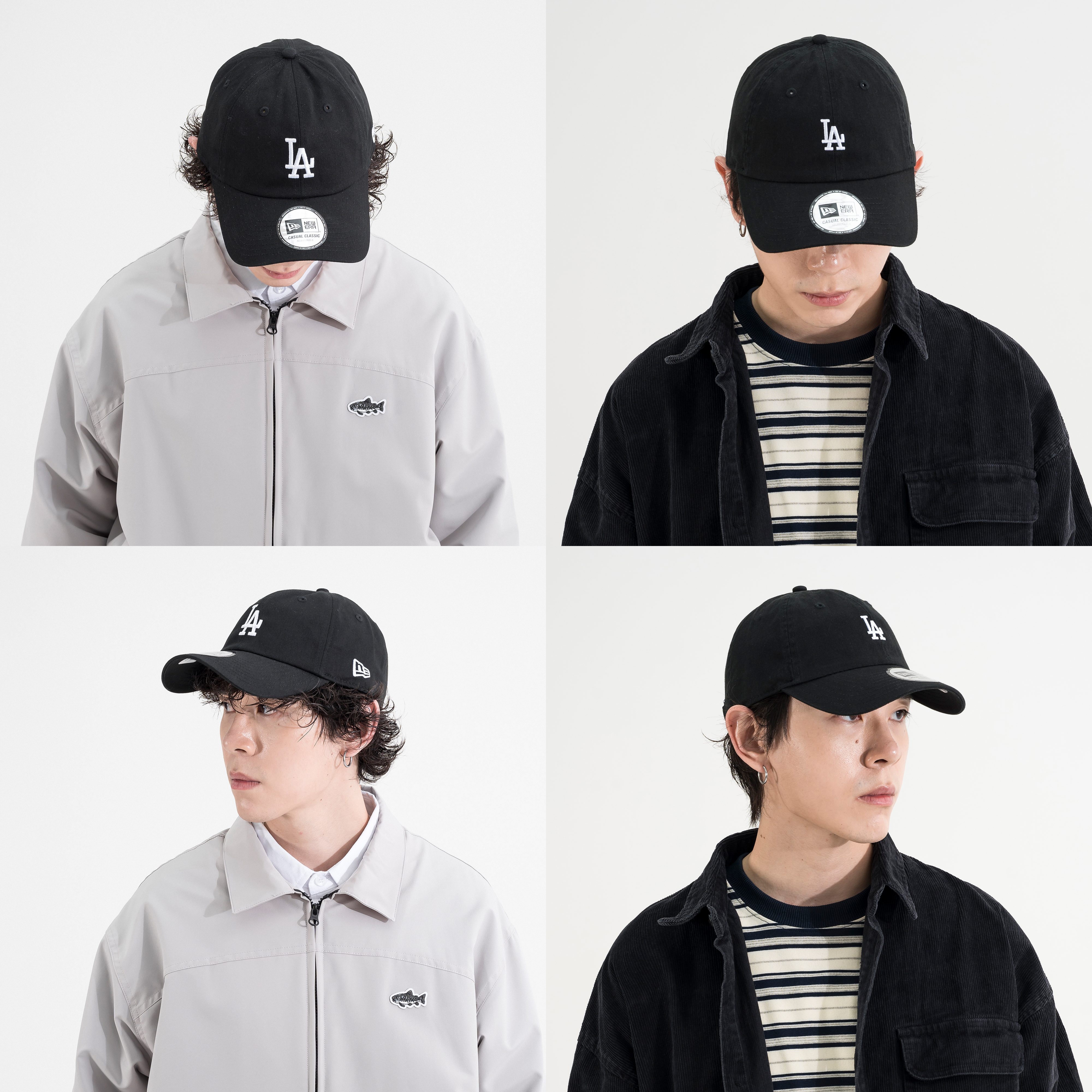 New Era Casual Classic Essential Color Era 道奇 刺繡棒球帽