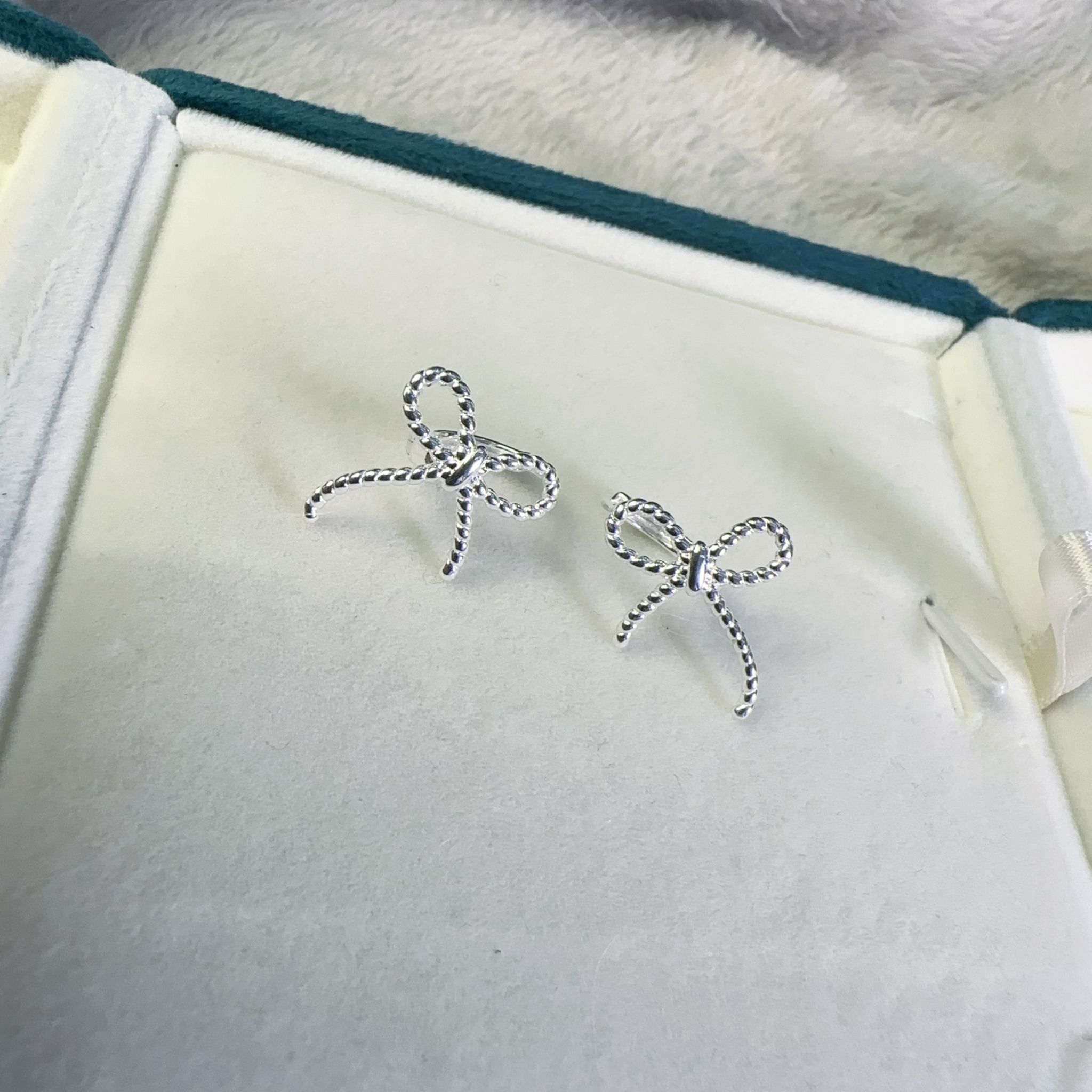 【直播】LC082852 S925 蝴蝶結耳釘(FS-1101608)