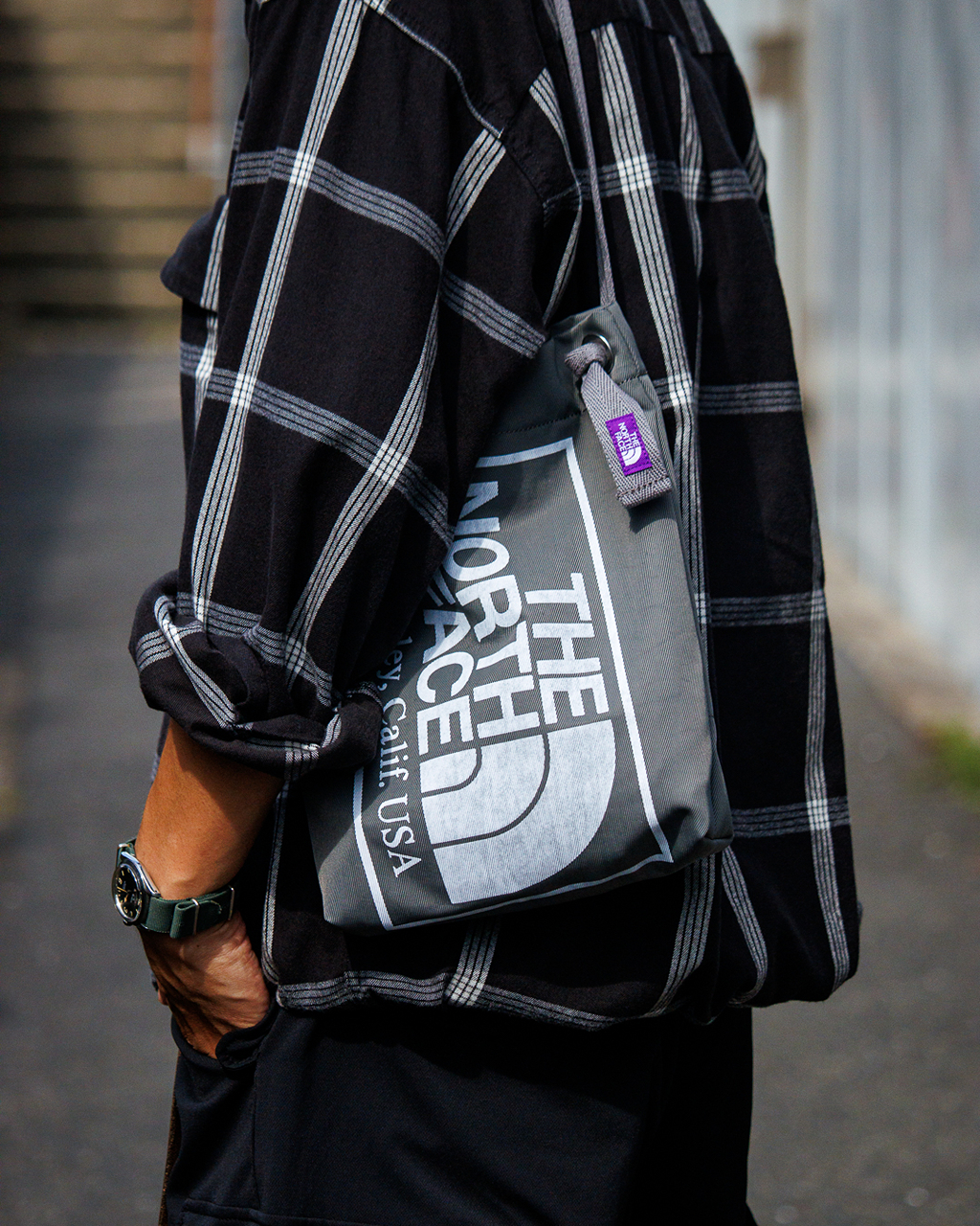 2025AW THE NORTH FACE LABEL 紫標 CORDURA Nylon Field Shoulder Bag 大LOGO 水洗 側背包 3色 現貨 N25FU021