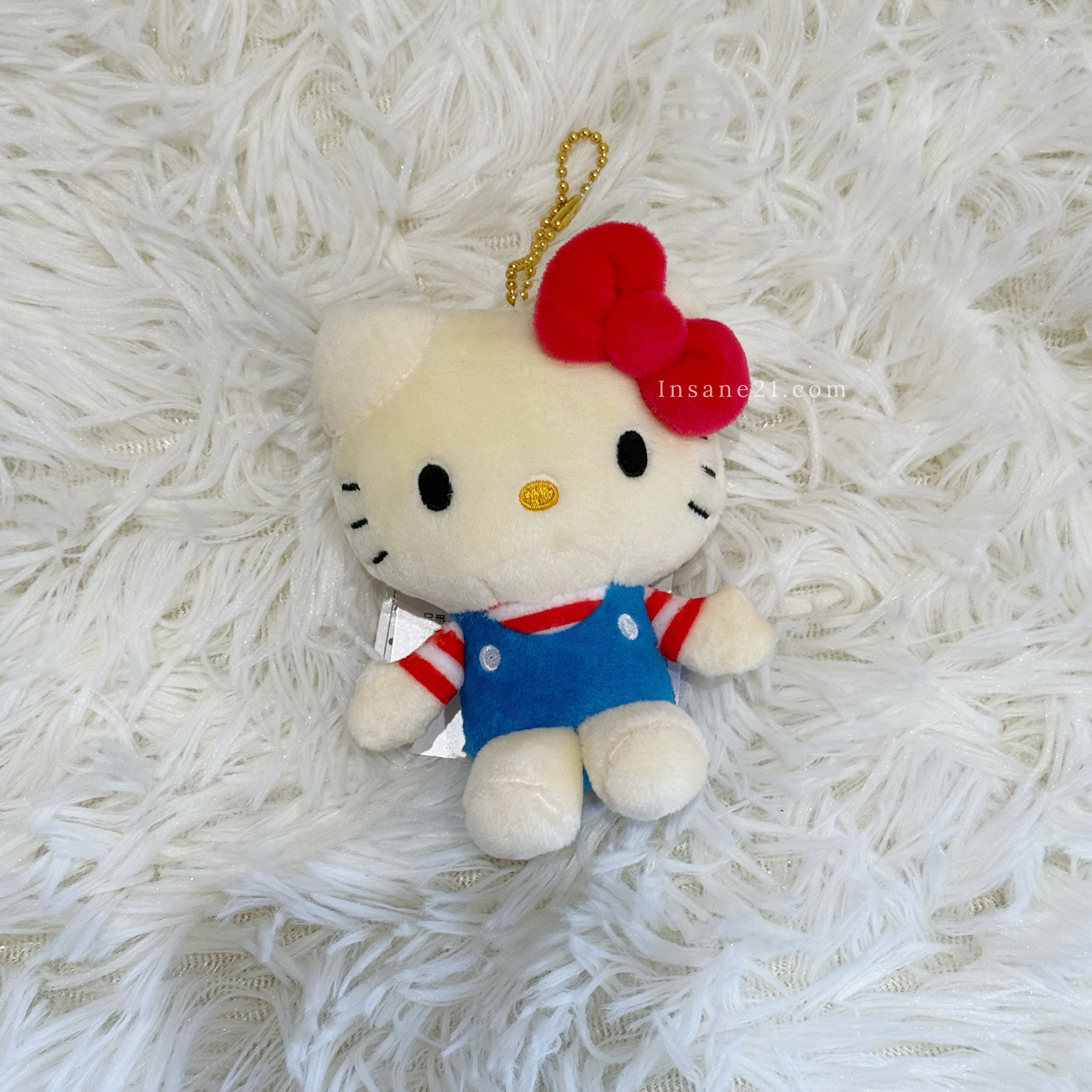 SANRIO 50TH HELLO KITTY 吊帶褲 變裝 吊飾 絨毛玩具 凱蒂貓 日本限定