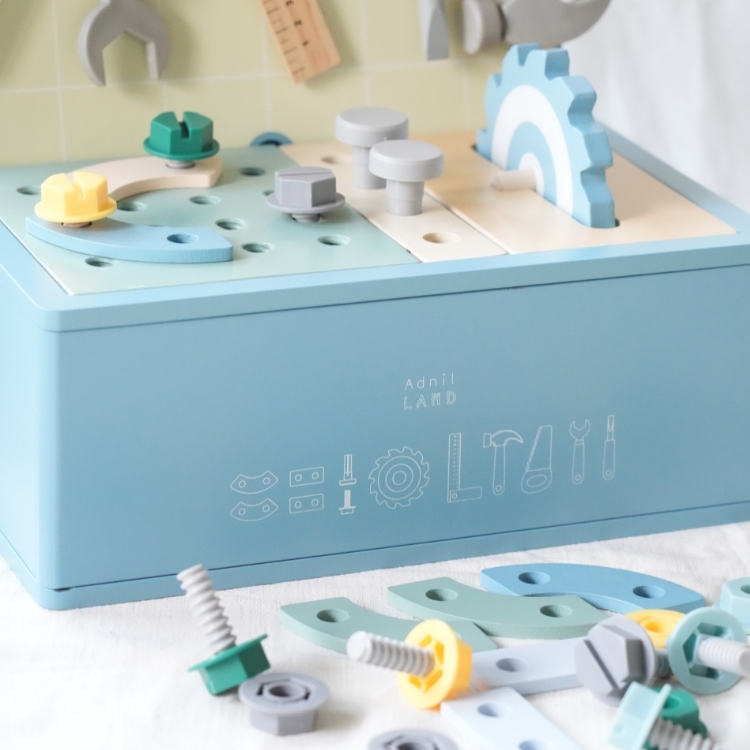 日本 Adnil LAND 木頭工具箱組