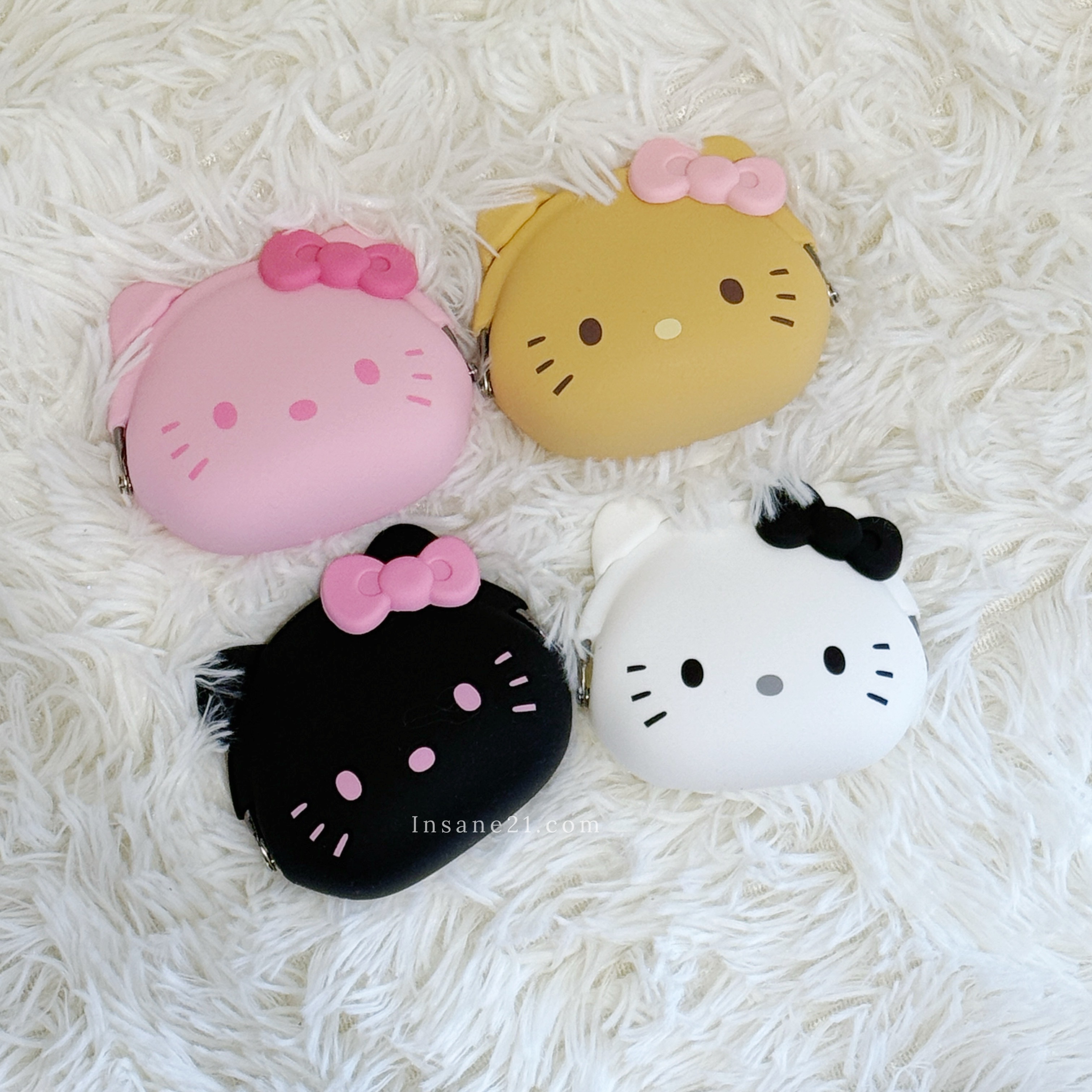 P+G DESIGN MIMI POCHI 矽膠收納包 零錢包 耳機包 凱蒂貓 SANRIO HELLO KITTY