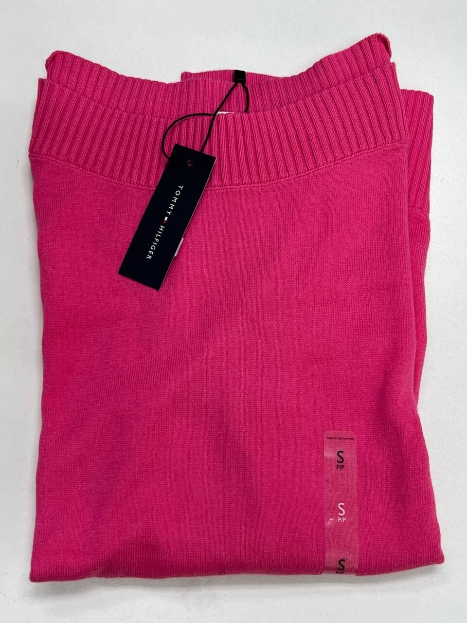 [S] TOMMY HILFIGER FANDANGO PINK BOATNECK SWEATER, XW04163-651 (STH1466)