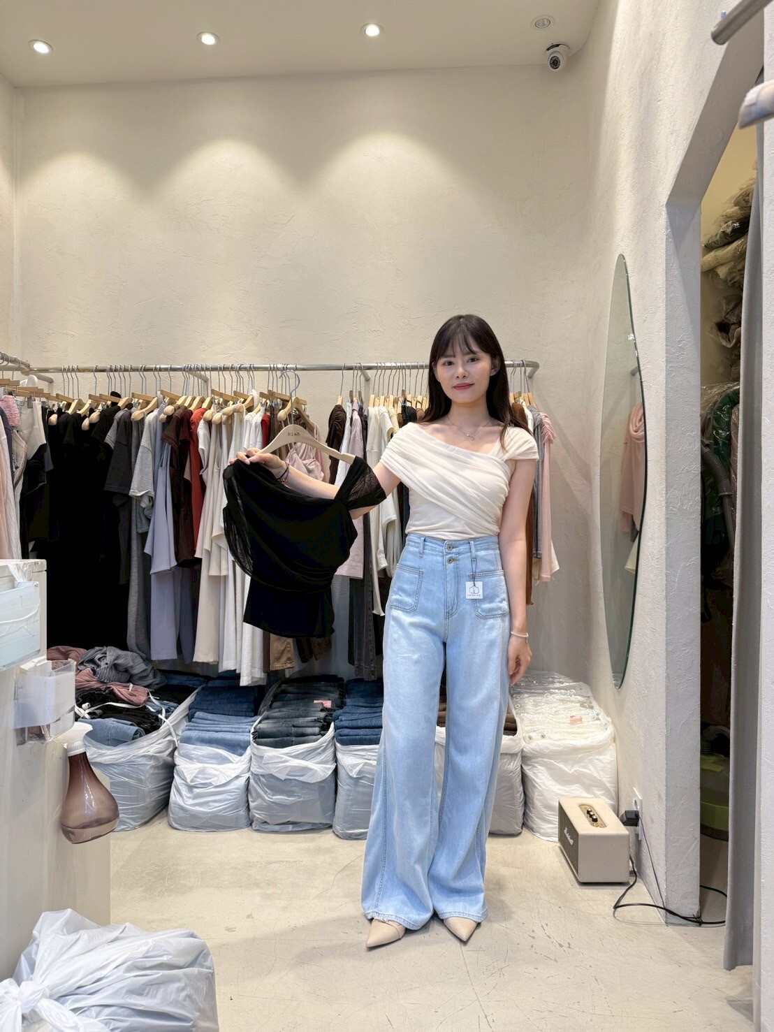 RH5026 羅馬女神單頁網紗上衣