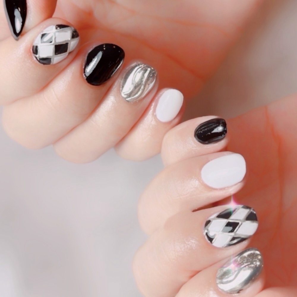 【台北】大芯美甲平日1人手部加厚造型美甲17款/足部鏡面加厚造型美甲/10指延甲加單色或貓眼凝膠(含卸甲)專案Ⓗ