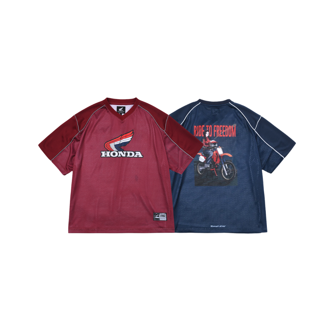 【代購】Honda x Tree13 CR 250 箱形網眼短袖 2色