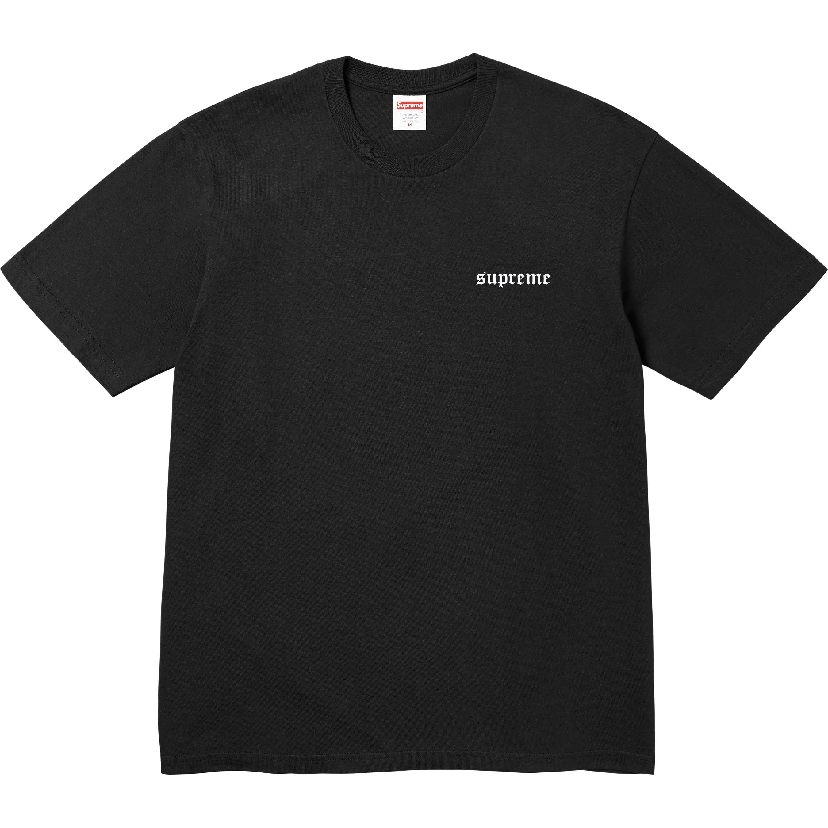 -(B3c05)-SUPREME TARGET TEE FUCK USA FW25 (BY MYLES UNDERWOOD) 準心 狙擊 國旗T 黑/白-FW25T27