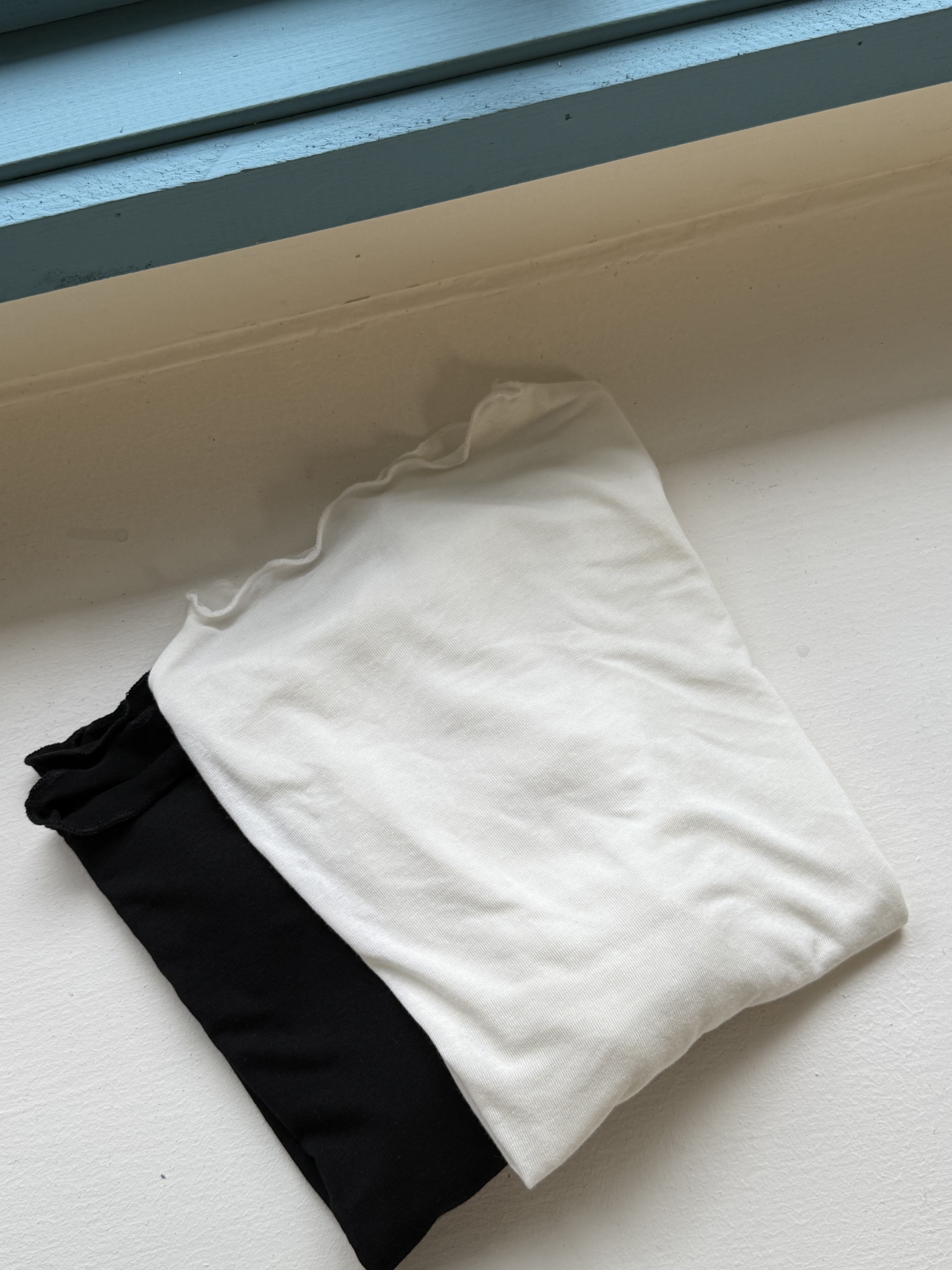 木耳邊透膚長袖